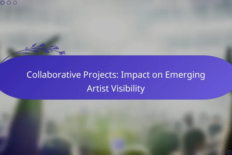 Collaborative Projects: Impact on Emerging Artist Visibility
