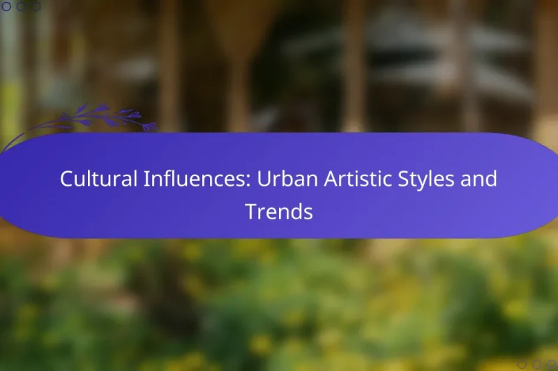 Cultural Influences: Urban Artistic Styles and Trends