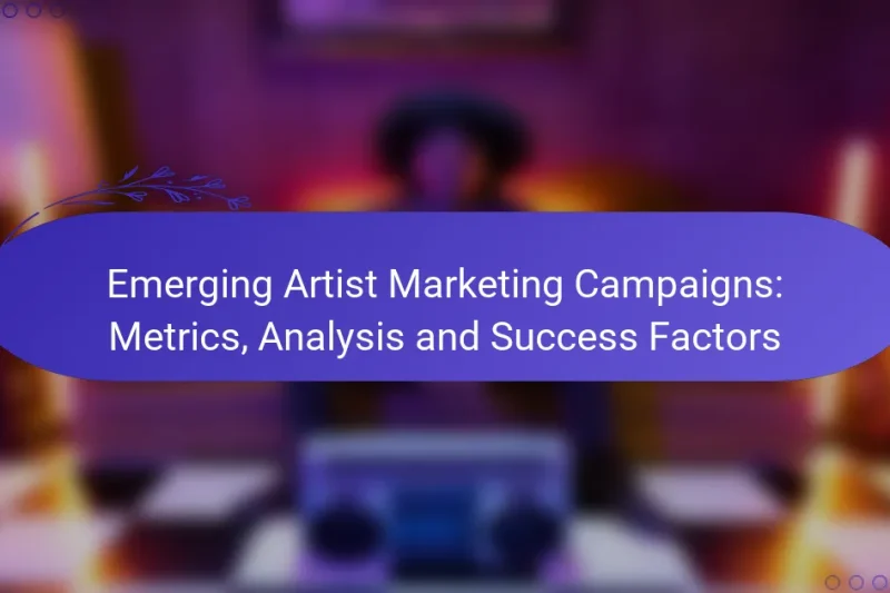 Emerging Artist Marketing Campaigns: Metrics, Analysis and Success Factors