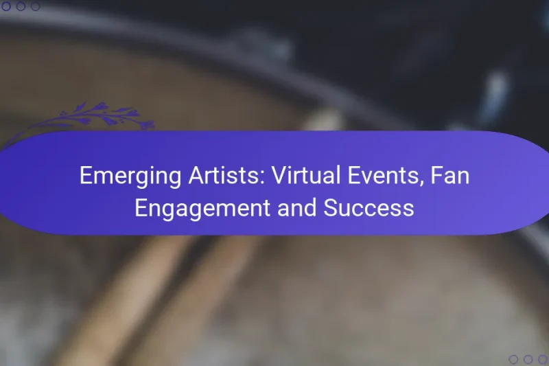 Emerging Artists: Virtual Events, Fan Engagement and Success